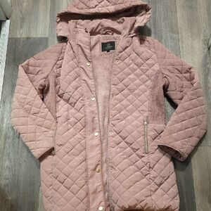 Jayden Stylish Pink Quilted Puffer Jacket